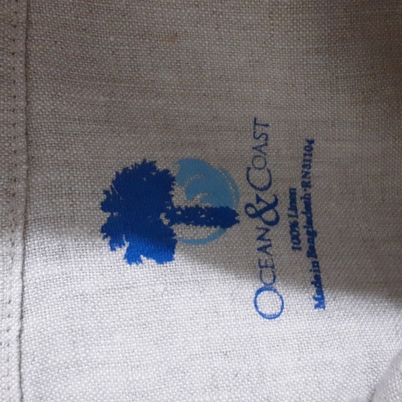 Ocean & Coast Men's Tan Shorts 38 Linen Bermuda Vacation Resort Casual Beach - Picture 5 of 7